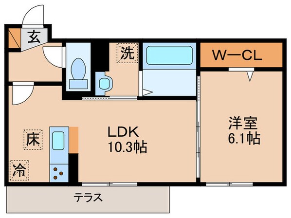 インヴィートの物件間取画像